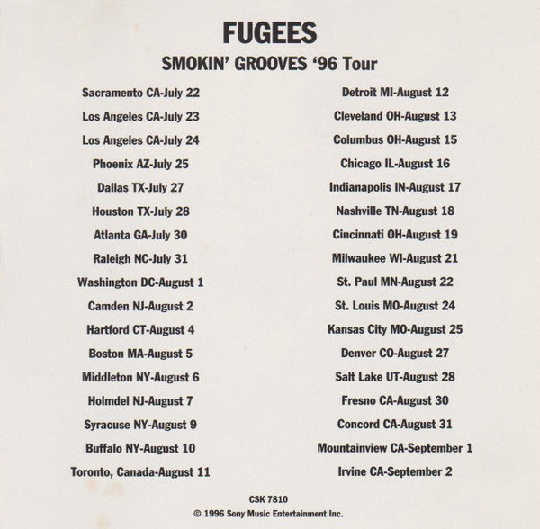 Fugees (Refugee Camp)* : Ready Or Not (CD, Promo)