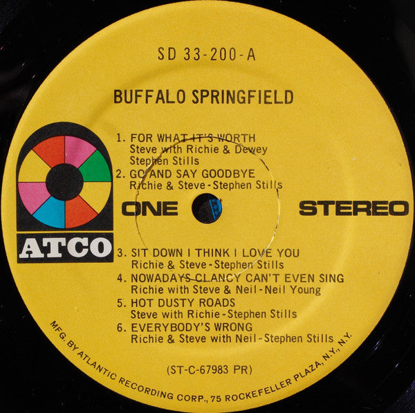 Buffalo Springfield : Buffalo Springfield (LP, Album, RP, PR)