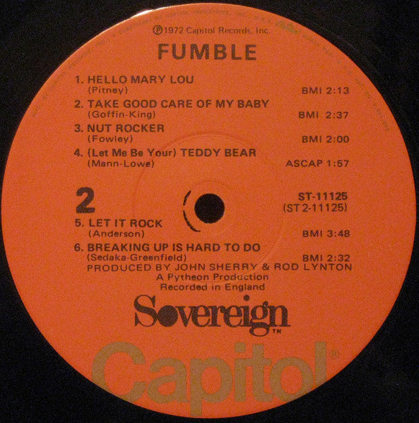Fumble (3) : Fumble (LP, Album)