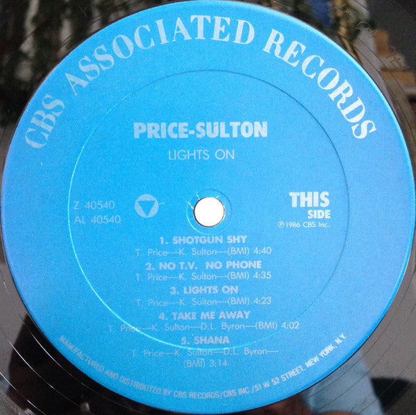Thommy Price - Kasim Sulton : Lights On (LP, Album)
