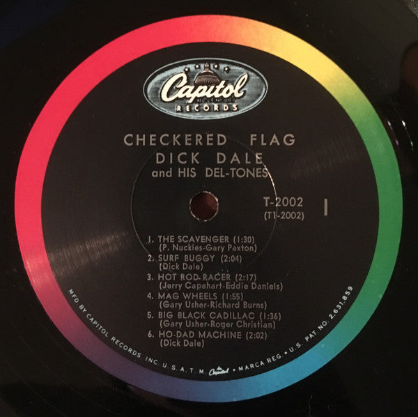 Dick Dale & His Del-Tones : Checkered Flag (LP, Album, Mono, Scr)