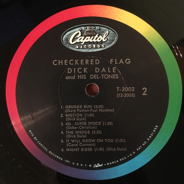 Dick Dale & His Del-Tones : Checkered Flag (LP, Album, Mono, Scr)
