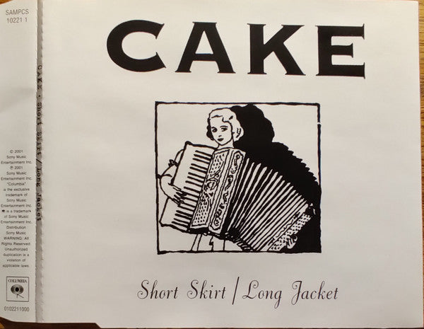 Cake : Short Skirt / Long Jacket (CD, Single, Promo)