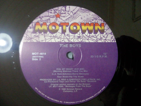 The Boys : Dial My Heart (12", Single)
