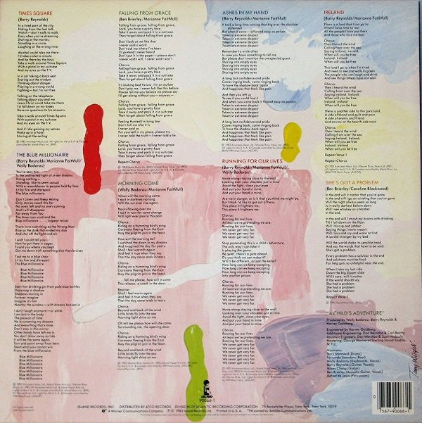 Marianne Faithfull : A Child's Adventure (LP, Album, AR )