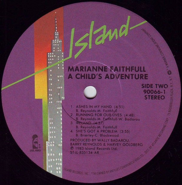 Marianne Faithfull : A Child's Adventure (LP, Album, AR )