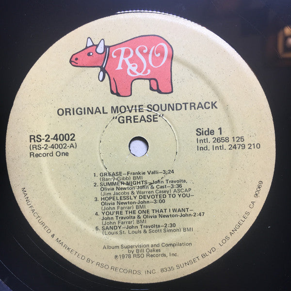 Various : Grease (The Original Soundtrack From The Motion Picture) (2xLP, Album, GRT)