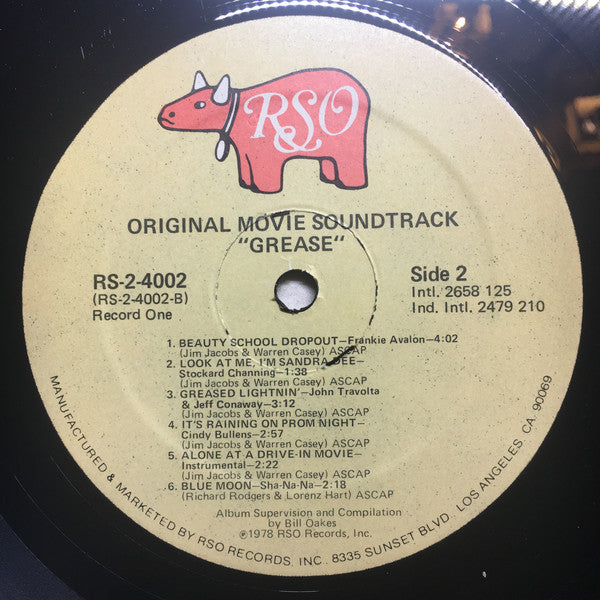 Various : Grease (The Original Soundtrack From The Motion Picture) (2xLP, Album, GRT)