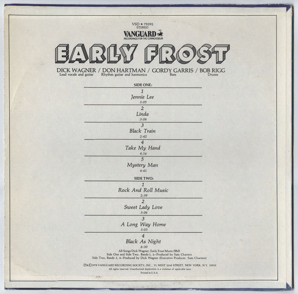 The Frost (2) : Early Frost (LP, Comp)