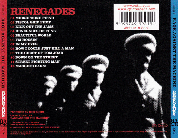 Rage Against The Machine : Renegades (CD, Album, Ltd)