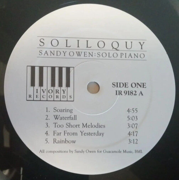Sandy Owen : Soliloquy (LP, Album)