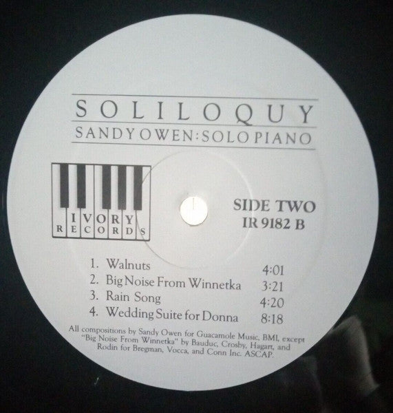 Sandy Owen : Soliloquy (LP, Album)
