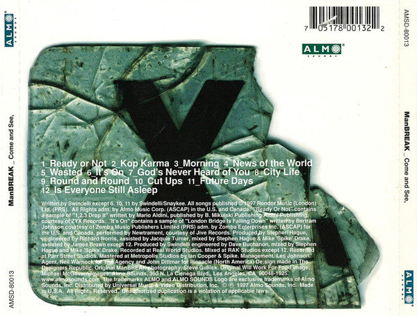 Manbreak : Come And See (CD, Album)