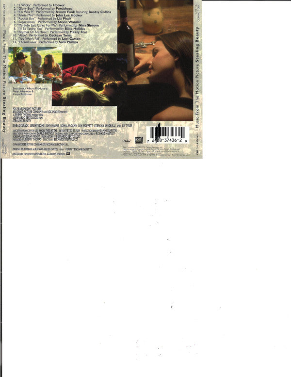 Various : Stealing Beauty (Music From The Motion Picture) (CD, Comp, Promo)