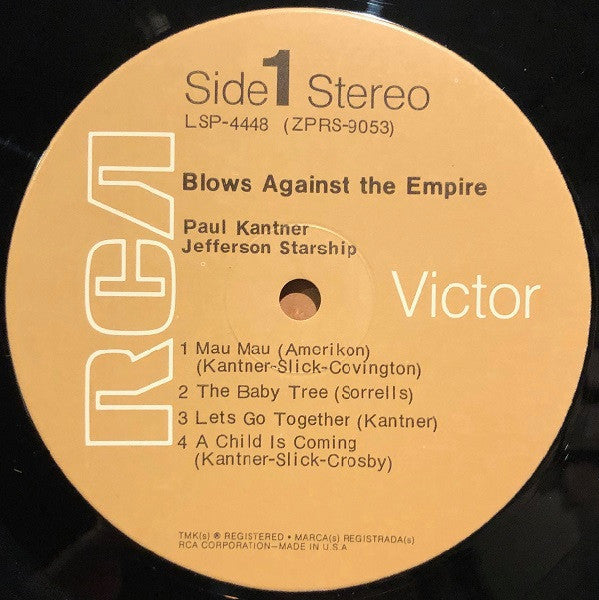 Paul Kantner / Jefferson Starship : Blows Against The Empire (LP, Album, RE, Gat)