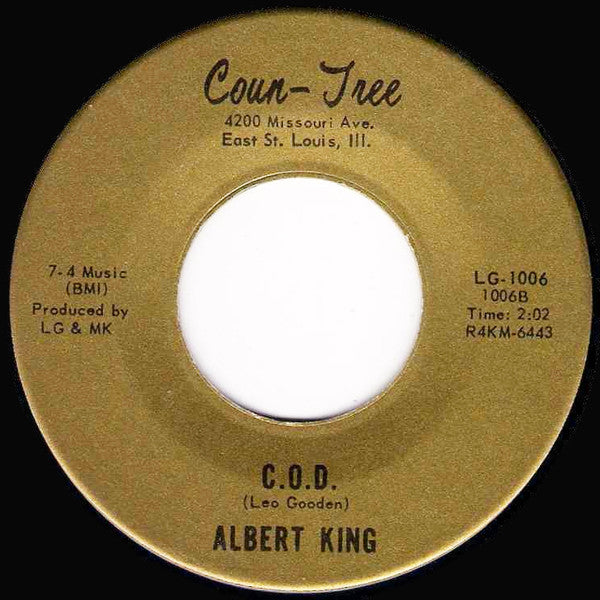 Albert King : Worsome Baby (7", Single)