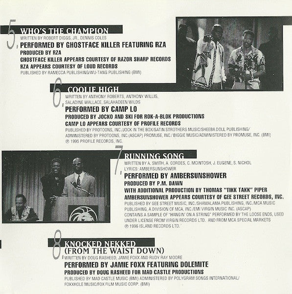 Various : Music From The Motion Picture: The Great White Hype (CD, Comp)