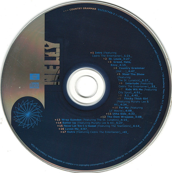 Nelly : Country Grammar (CD, Album)