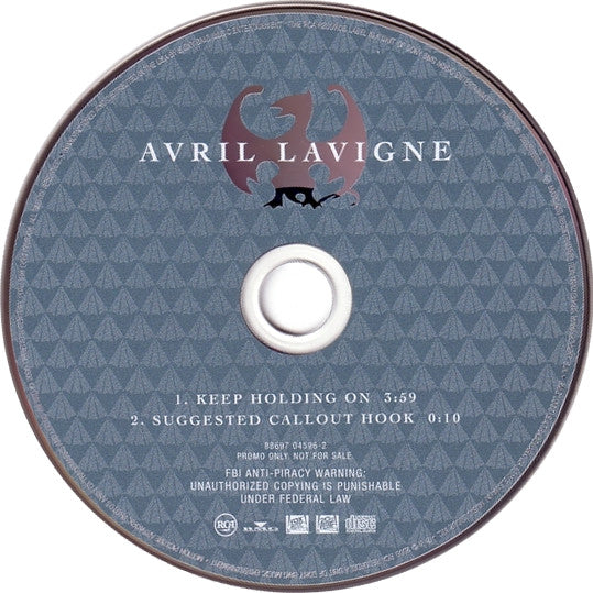Avril Lavigne : Keep Holding On (CD, Single, Promo)
