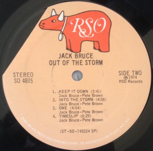 Jack Bruce : Out Of The Storm (LP, Album, SP )