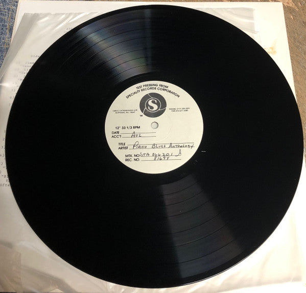 Various : Atlantic Blues: Piano (2xLP, Comp, TP, Gat)