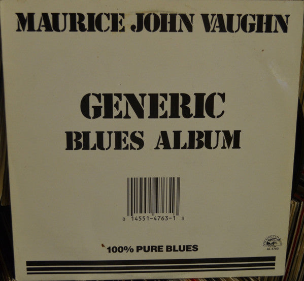Maurice John Vaughn : Generic Blues Album (LP, RE, RM)