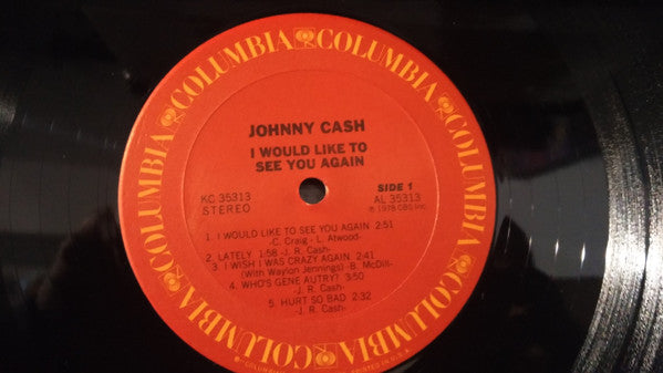 Johnny Cash : I Would Like To See You Again (LP, Album)