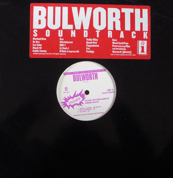 Various : Music From The Soundtrack Of Bulworth College Mix Show Sampler (12", Promo, Smplr)
