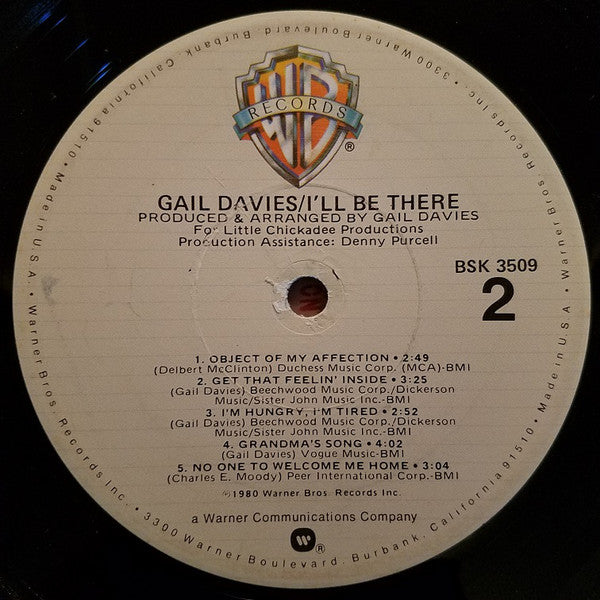 Gail Davies : I'll Be There (LP, Album, Jac)