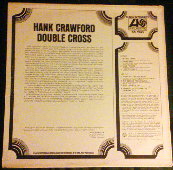 Hank Crawford : Double Cross (LP, Album)