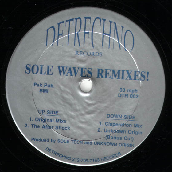 Sole Tech : Sole Waves Remixes! / Bonus Cut (12")