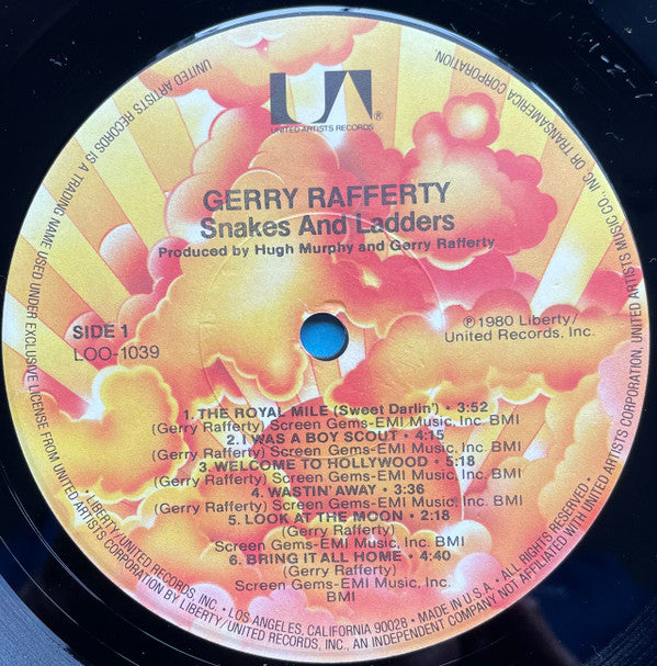 Gerry Rafferty : Snakes And Ladders (LP, Album, Jac)