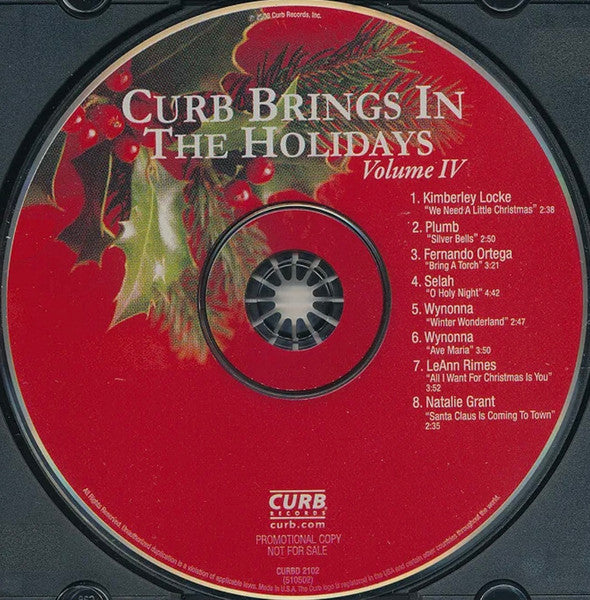 Various : Curb Brings In The Holidays Volume IV (CD, Comp, Promo)