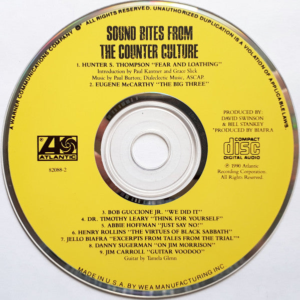 Various : Sound Bites From The Counter Culture (CD, Comp)
