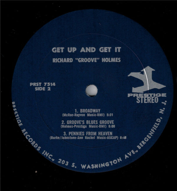 Richard "Groove" Holmes : Get Up And Get It! (LP, Album)