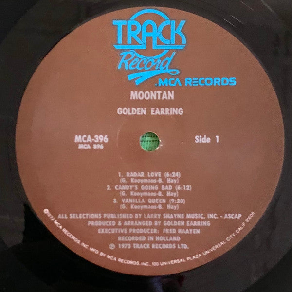 Golden Earring : Moontan (LP, Album, RE, Glo)