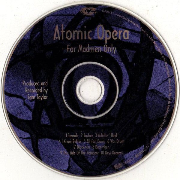 Atomic Opera : For Madmen Only (CD, Album, Spe)