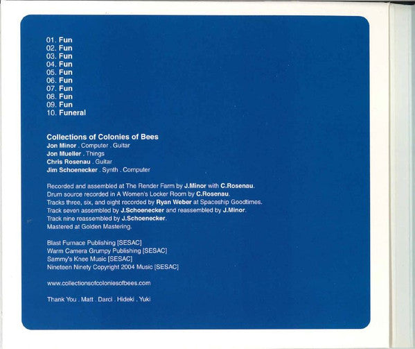 Collections Of Colonies Of Bees : Customer (CD, Album)
