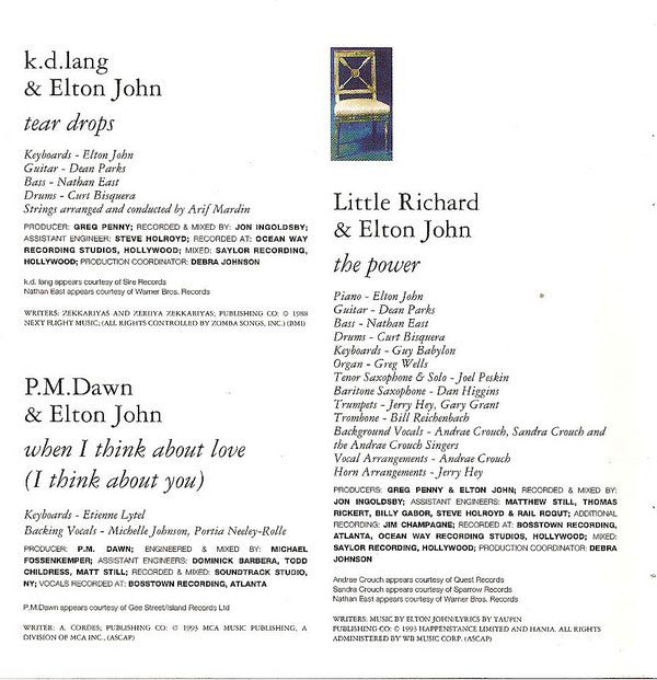 Elton John : Duets (CD, Album)