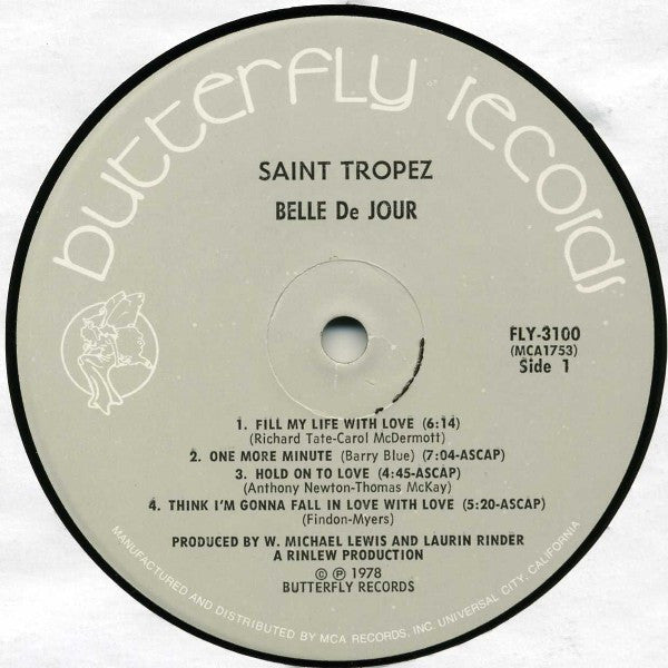 Saint Tropez : Belle De Jour (LP, Album, Gat)