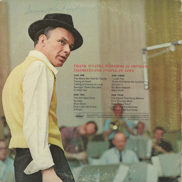 Frank Sinatra : Songs For The Young At Heart (2xLP, Comp, Club, Gat)
