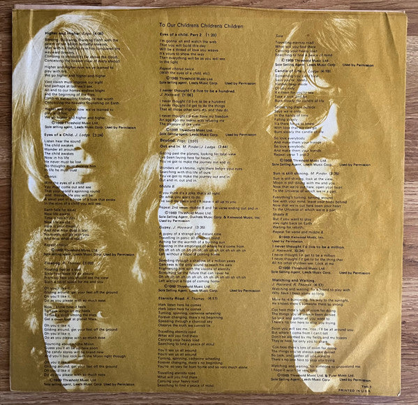 The Moody Blues : To Our Children's Children's Children (LP, Album, Ter)