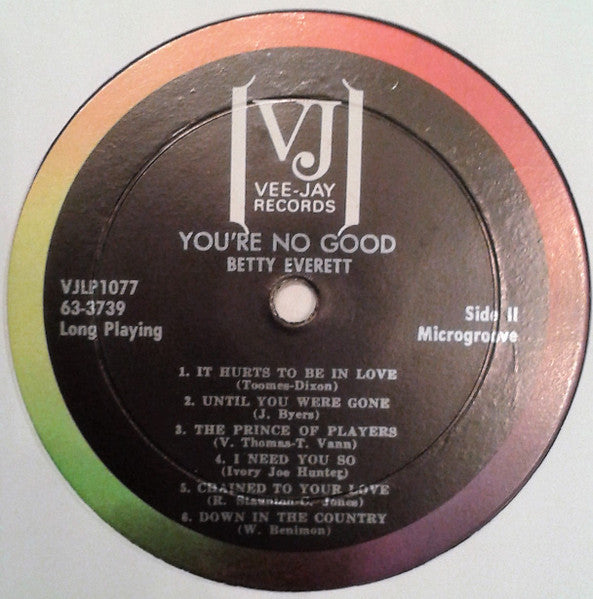 Betty Everett : You're No Good (LP, Album, Mono, RP, Mon)
