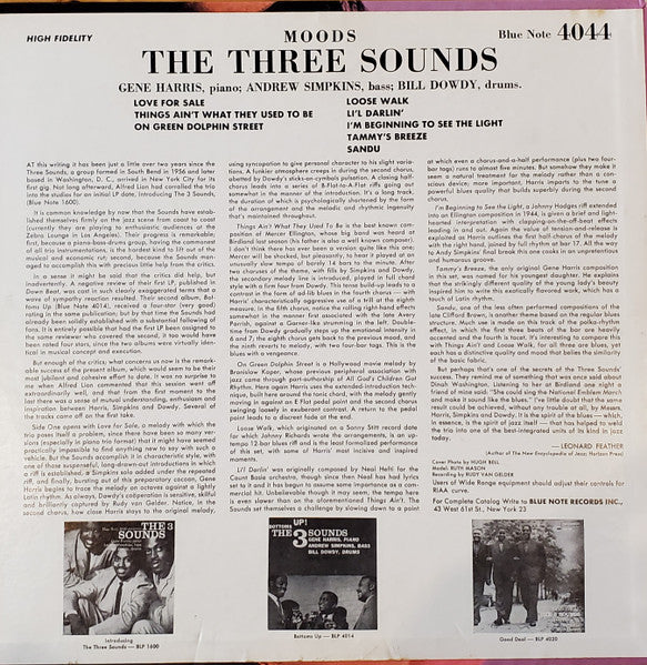 The 3 Sounds* : Moods (LP, Album, Mono)