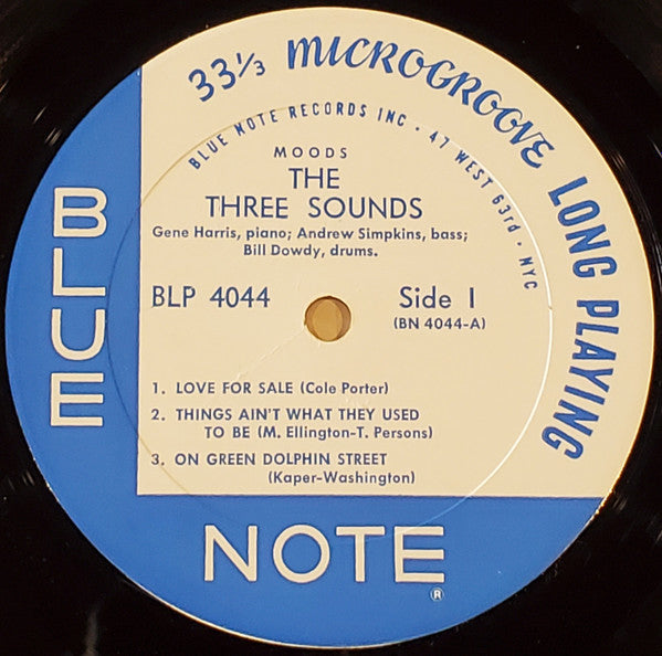 The 3 Sounds* : Moods (LP, Album, Mono)