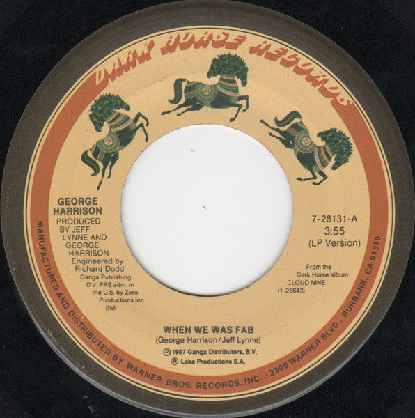 George Harrison : When We Was Fab (7", Single, All)
