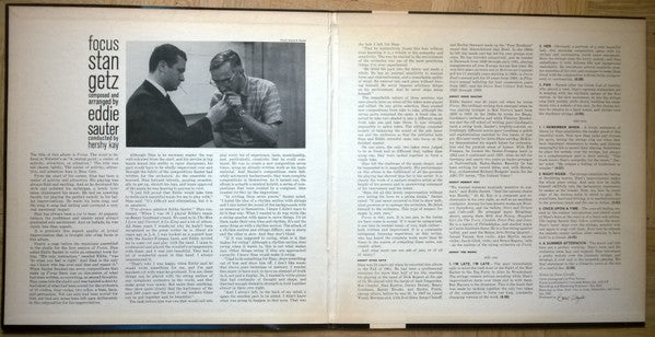 Stan Getz / Eddie Sauter : Focus (LP, Album, Mono, Gat)