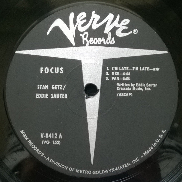 Stan Getz / Eddie Sauter : Focus (LP, Album, Mono, Gat)
