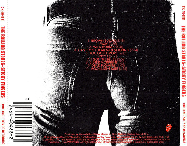 The Rolling Stones : Sticky Fingers (CD, Album, RE, RM)