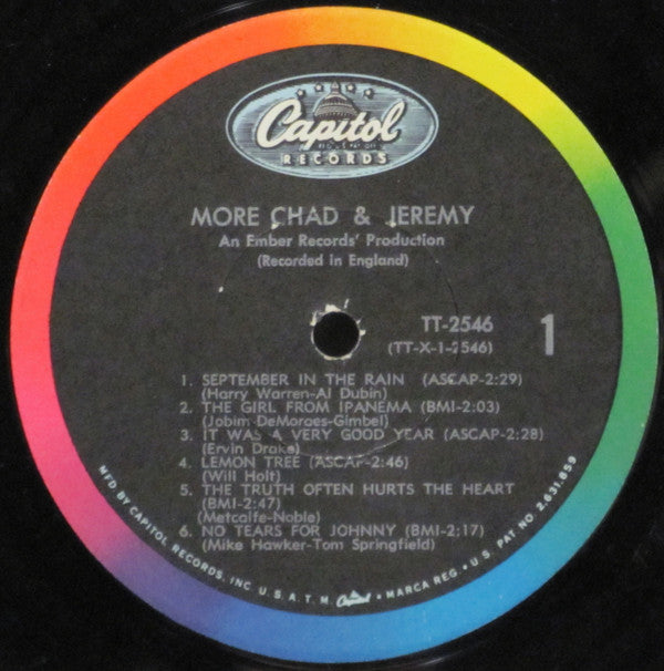 Chad & Jeremy : More Chad & Jeremy (LP, Comp, Mono, Los)